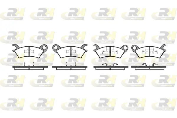 Brake Pad Set, disc brake (2160.00)