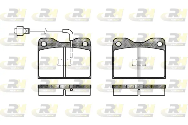 Brake Pad Set, disc brake (2008.02)