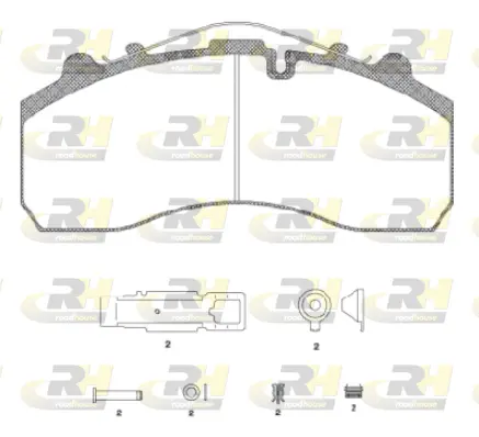Brake Pad Set, disc brake (JSX 2637.20)