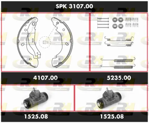 Brake Kit, drum brake (SPK 3107.00)
