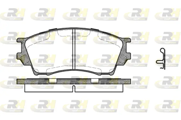 Brake Pad Set, disc brake (2491.00)