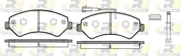 Brake Pad Set, disc brake (21275.12)
