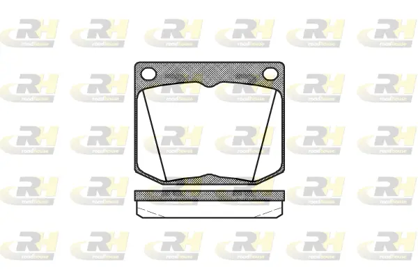 Brake Pad Set, disc brake (2038.30)