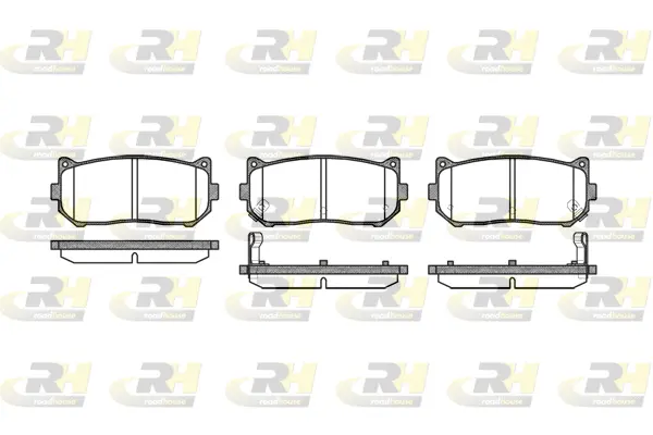 Brake Pad Set, disc brake (2649.02)