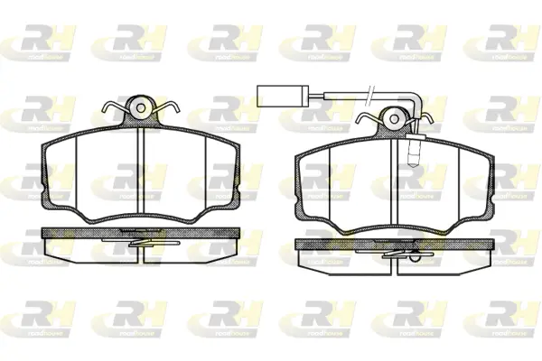 Brake Pad Set, disc brake (2312.02)