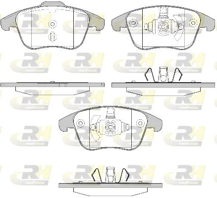 Brake Pad Set, disc brake (21249.50)