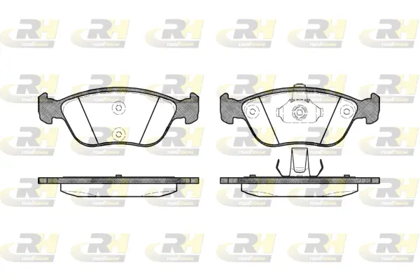 Brake Pad Set, disc brake (2722.00)