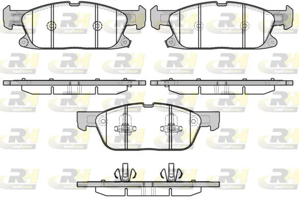 Brake Pad Set, disc brake (21657.02)