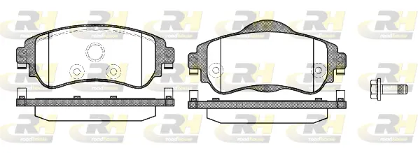 Brake Pad Set, disc brake (21464.08)
