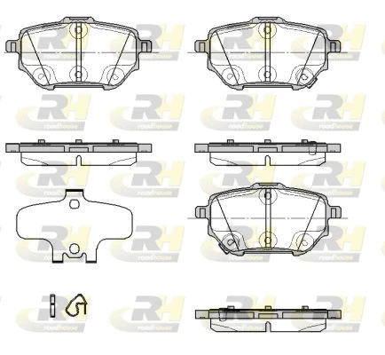Brake Pad Set, disc brake (21937.02)