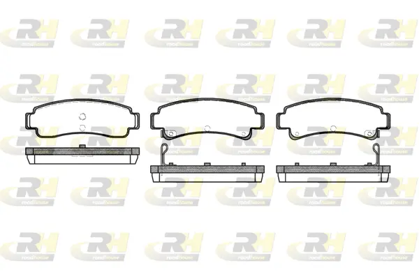 Brake Pad Set, disc brake (2302.02)