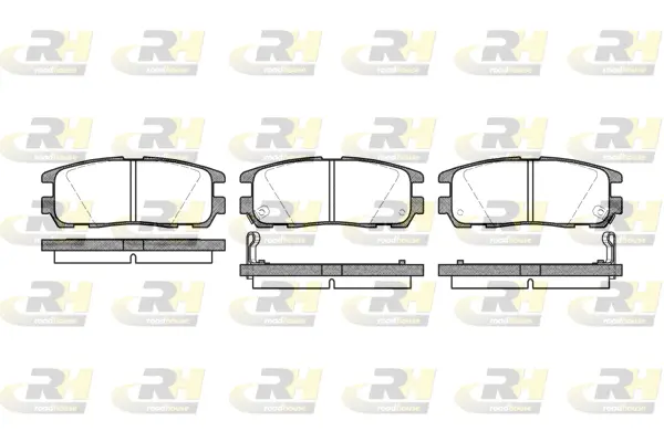 Brake Pad Set, disc brake (2426.12)