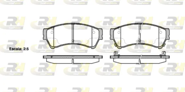 Brake Pad Set, disc brake (21196.02)