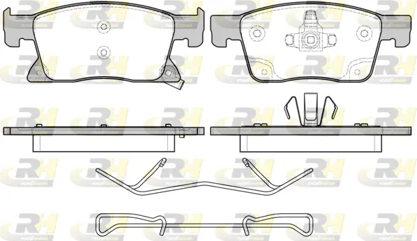 Brake Pad Set, disc brake (21679.02)