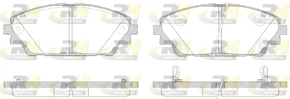 Brake Pad Set, disc brake (21569.02)