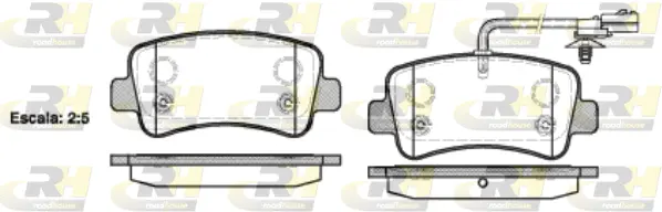 Brake Pad Set, disc brake (21439.01)