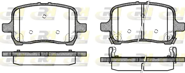 Brake Pad Set, disc brake (21089.22)