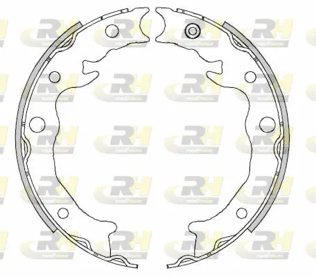 Brake Shoe, parking brake (4462.00)