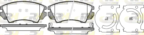 Brake Pad Set, disc brake (21375.12)
