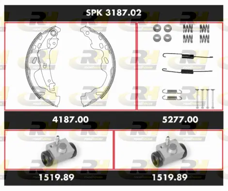 Brake Kit, drum brake (SPK 3187.02)