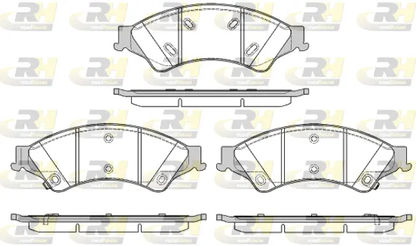 Brake Pad Set, disc brake (21524.02)