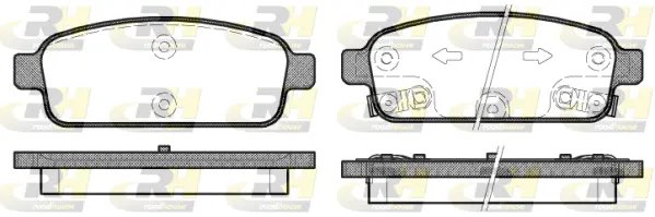 Brake Pad Set, disc brake (21432.12)