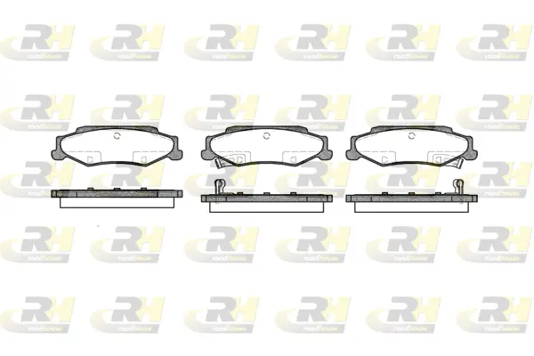 Brake Pad Set, disc brake (2668.02)