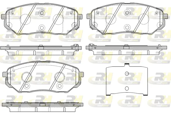 Brake Pad Set, disc brake (21661.02)