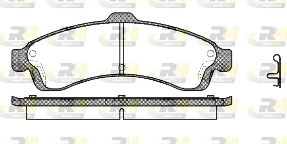 Brake Pad Set, disc brake (2837.02)