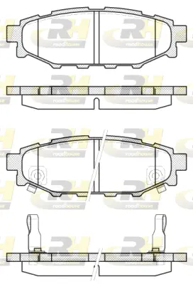 Brake Pad Set, disc brake (21136.12)