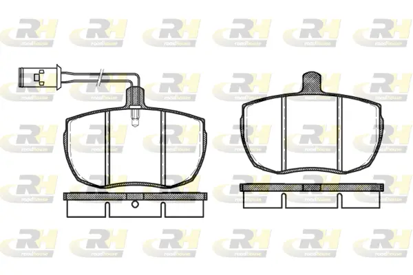 Brake Pad Set, disc brake (2056.11)