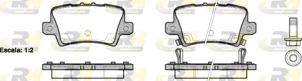 Brake Pad Set, disc brake (21206.02)