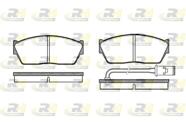 Brake Pad Set, disc brake (2147.11)