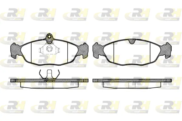 Brake Pad Set, disc brake (2393.00)