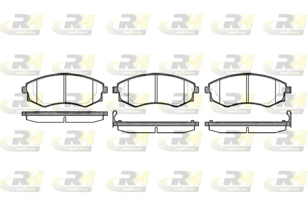 Brake Pad Set, disc brake (2318.12)