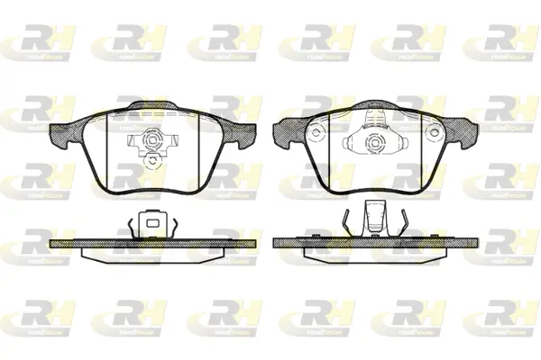 Brake Pad Set, disc brake (21070.00)