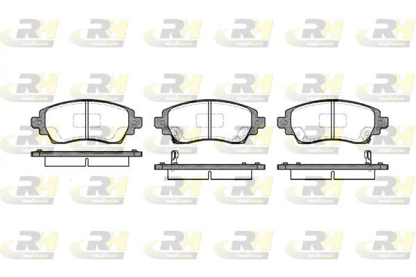 Brake Pad Set, disc brake (2716.02)
