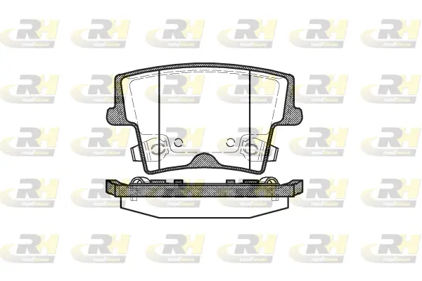 Brake Pad Set, disc brake (21127.08)