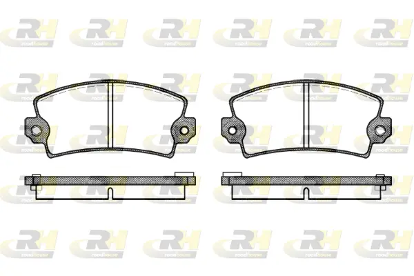 Brake Pad Set, disc brake (2021.06)