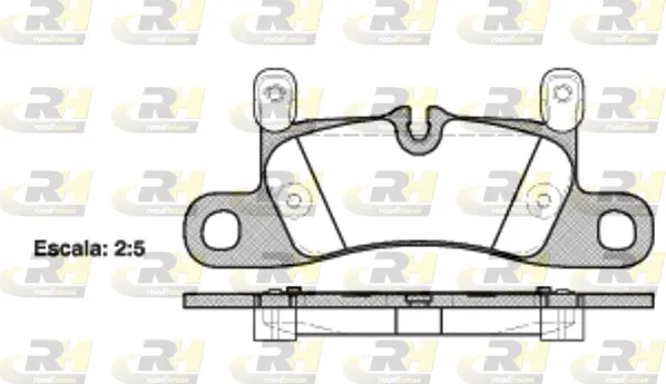 Brake Pad Set, disc brake (21379.20)
