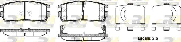 Brake Pad Set, disc brake (21260.12)