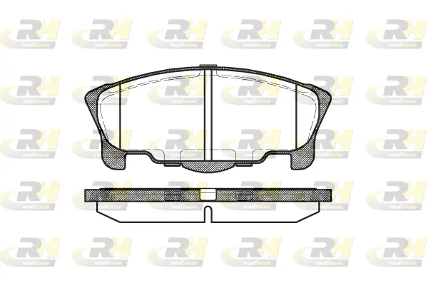 Brake Pad Set, disc brake (2657.00)