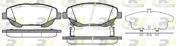 Brake Pad Set, disc brake (21453.02)
