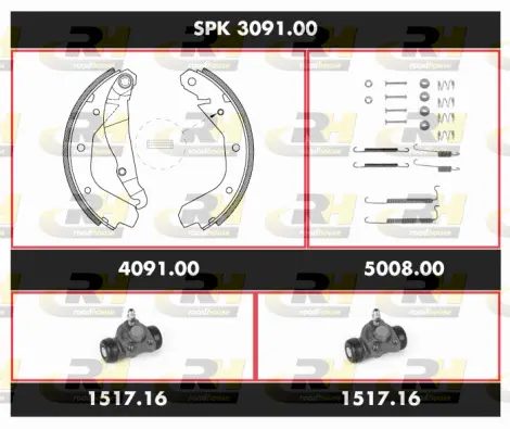 Brake Kit, drum brake (SPK 3091.00)