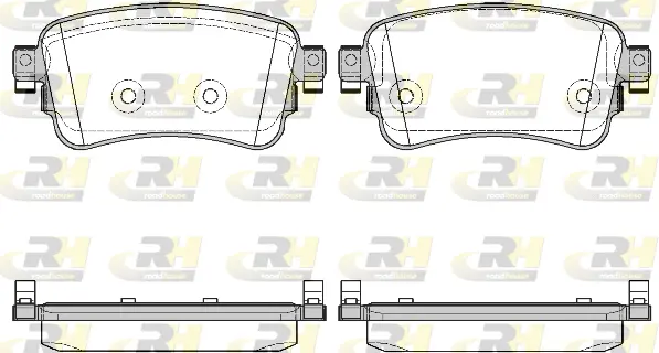 Brake Pad Set, disc brake (21720.00)