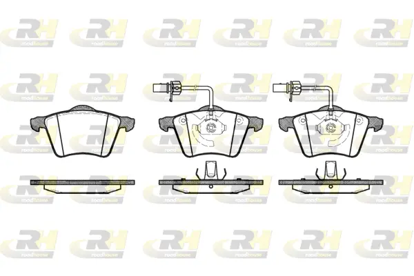 Brake Pad Set, disc brake (2721.02)