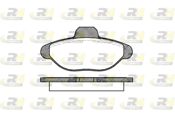 Brake Pad Set, disc brake (2414.00)