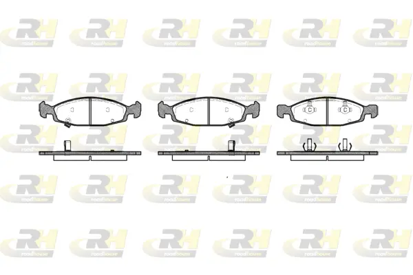 Brake Pad Set, disc brake (2736.02)