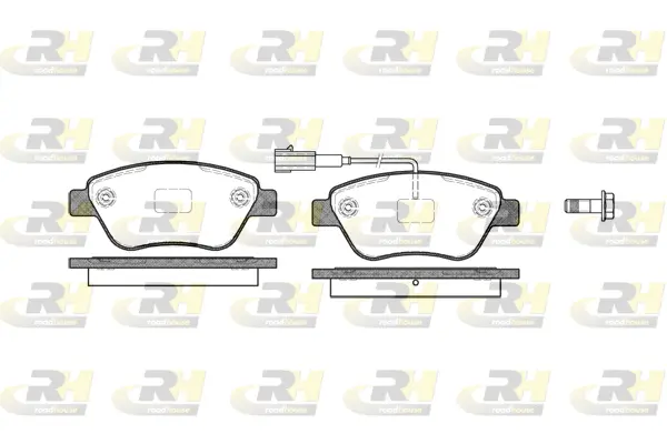 Brake Pad Set, disc brake (2858.11)
