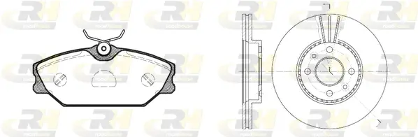 Brake Kit, disc brake (8208.04)